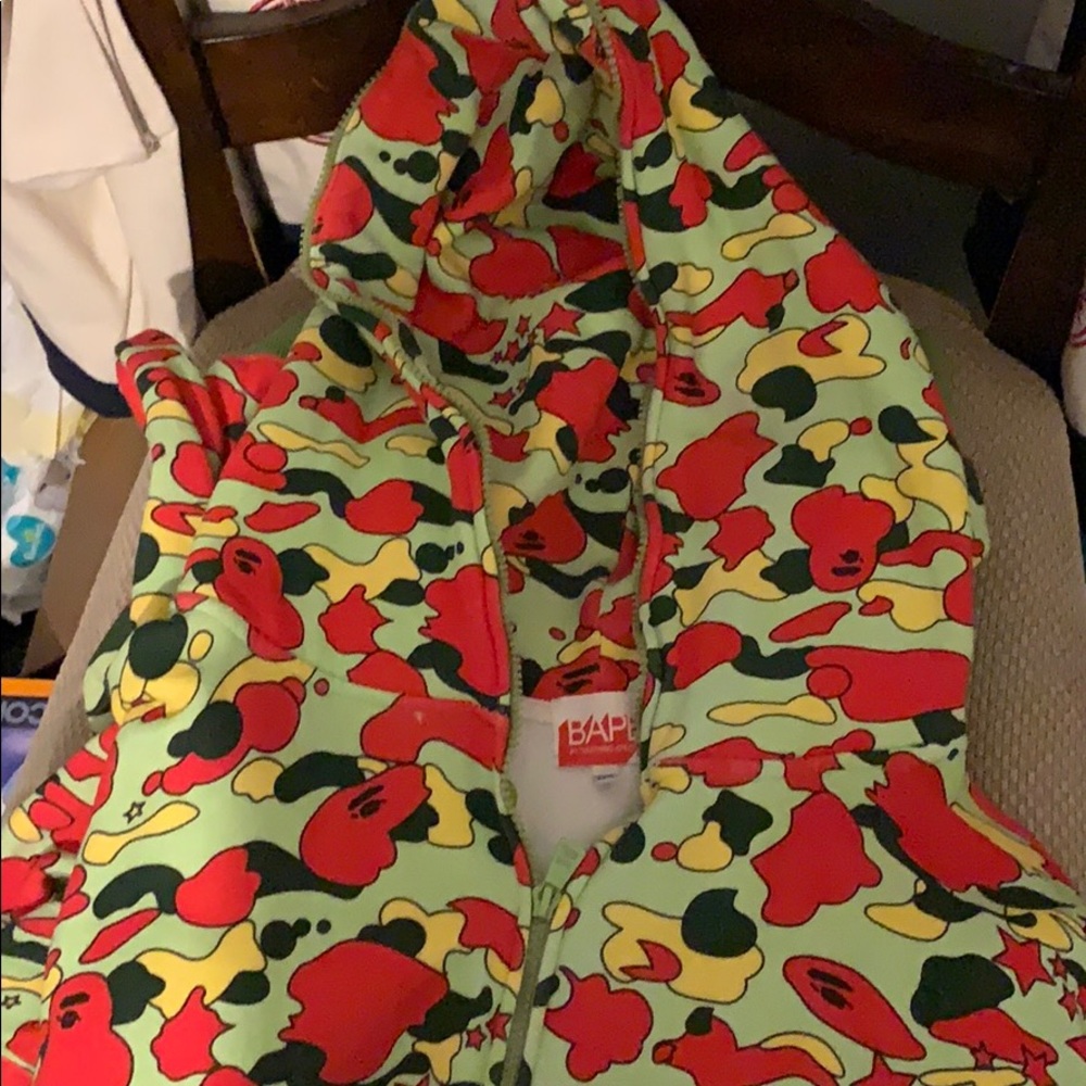 Bape camo hoodie